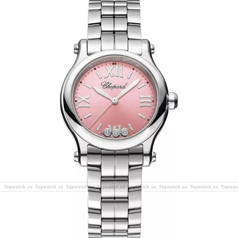 Chopard Happy Sport Quartz Pink Watch 30mm