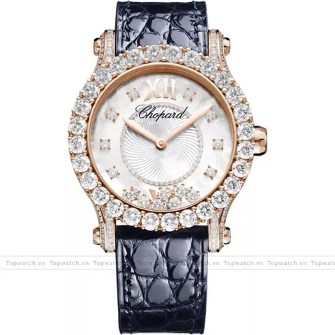 Chopard Happy Sport 274809-5001 Joaillerie 18K Diamond Watch 36mm
