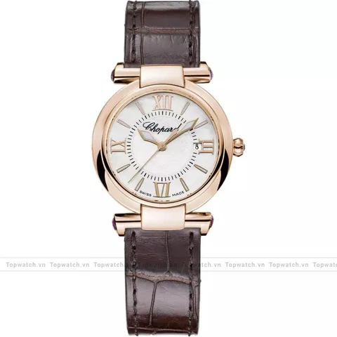 Chopard Imperiale 384238-5001 18k And Amethysts Watch 28mm
