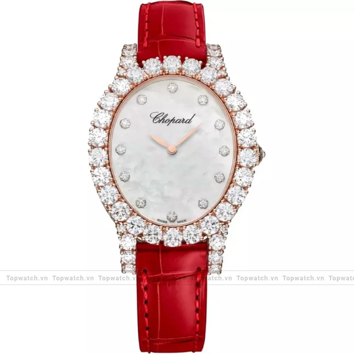 Chopard L'heure Du Diamant Oval Watch 40 X 34mm Chopard L'heure Du Diamant Oval Watch 40 X 34mm