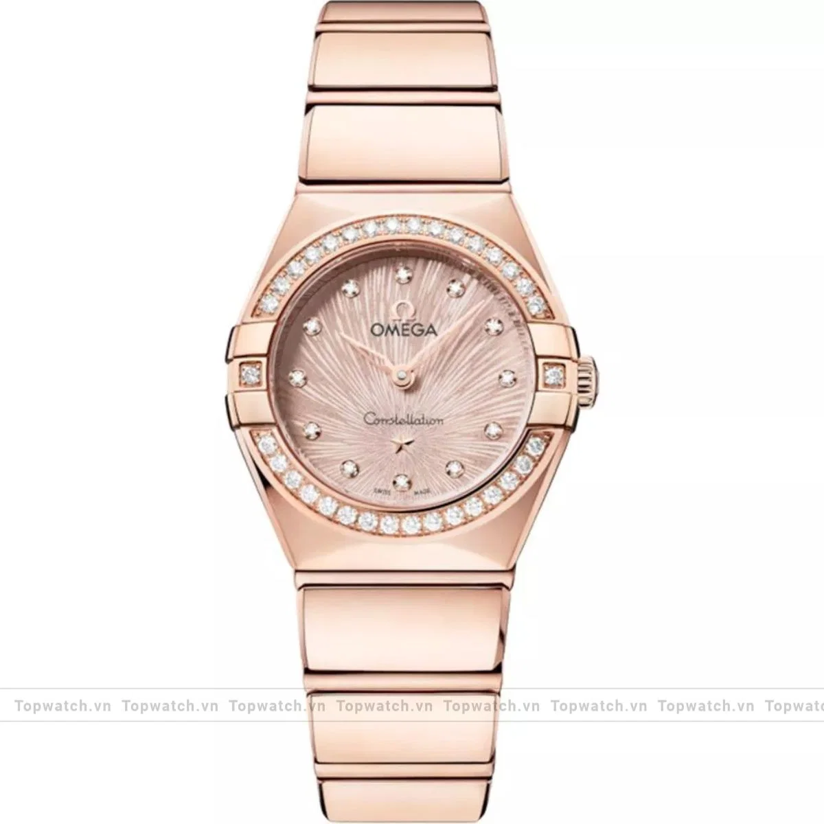 Omega Constellation 131.55.25.60.52.001 Sedna 18K Gold Diamonds Watch 25mm Omega Constellation 131.55.25.60.52.001 Sedna 18K Gold Diamonds Watch 25mm