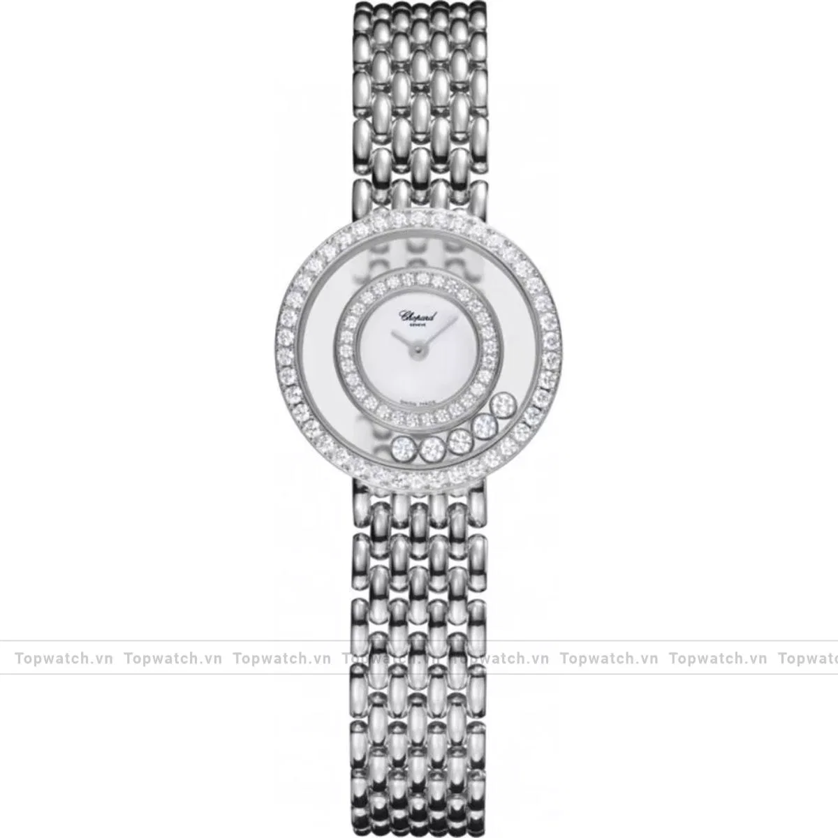 Chopard Happy Diamonds 205691-1001 18-Karat Watch 25mm Chopard Happy Diamonds 205691-1001 18-Karat Watch 25mm