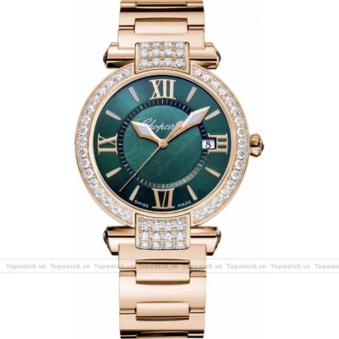 Chopard Imperiale 3384221-5016 18k Tourmalines Diamonds Watch 36mm