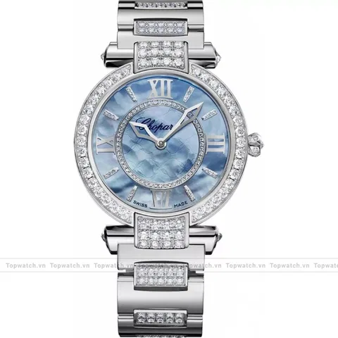 Chopard Imperiale 384242-1007 18k White Diamonds Watch 36mm