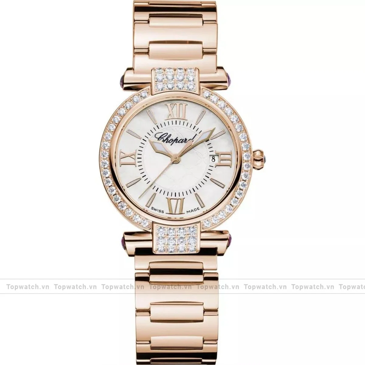 Chopard Imperiale 384238-5004 18k Amethysts Diamonds Watch 28mm Chopard Imperiale 384238-5004 18k Amethysts Diamonds Watch 28mm