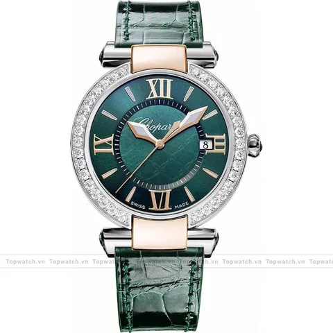 Chopard Imperiale 388532-6008 18k Tourmalines Diamonds Watch 36mm