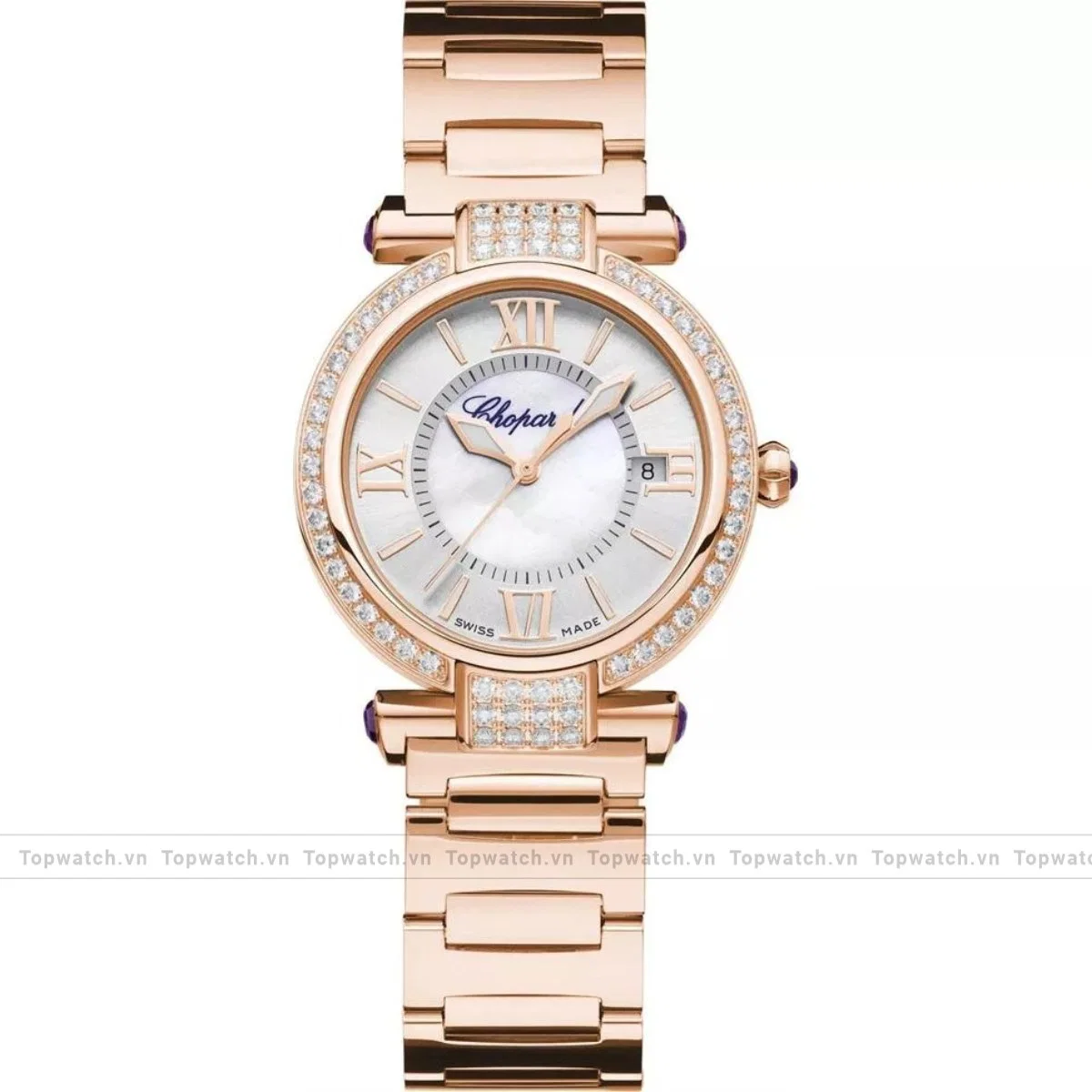 Chopard Imperiale 384319-5004 18k Amethysts Diamonds Watch 29mm Chopard Imperiale 384319-5004 18k Amethysts Diamonds Watch 29mm