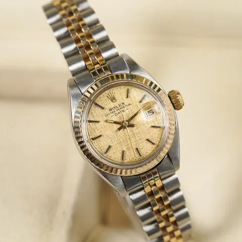 Đồng hồ Rolex Datejust Two Tone 26mm 69173 Champagne