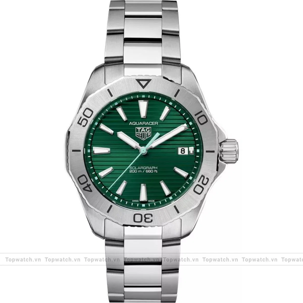 TAG Heuer WBP1115.BA0000 Aquaracer Green-Tone Professional 200 Watch 40mm TAG Heuer WBP1115.BA0000 Aquaracer Green-Tone Professional 200 Watch 40mm