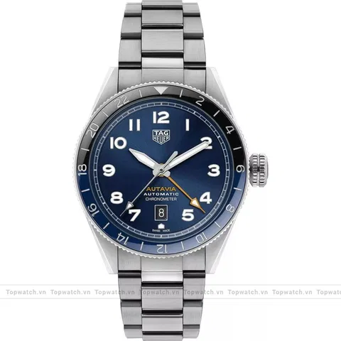 TAG Heuer Autavia WBE511A.BA0650 COSC GMT Watch 42mm
