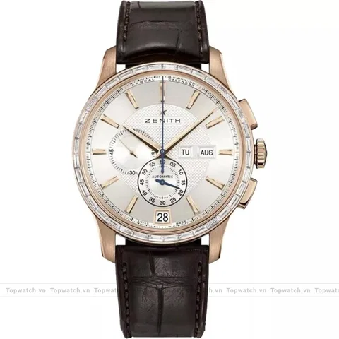 Zenith El Primero 22.2070.4054/02.C711 Captain Winsor 18kt Rose Gold Watch 42mm