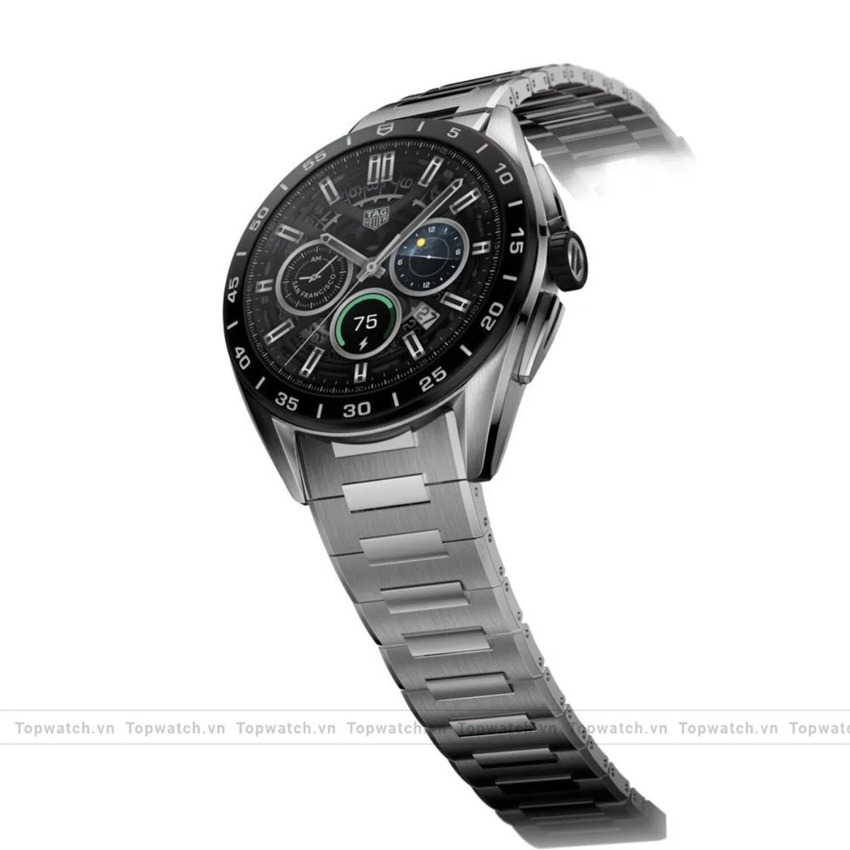 Tag Heuer Connected SBR8A10.BA0616 Silver-Tone Calibre E4 Watch 45mm Tag Heuer Connected SBR8A10.BA0616 Silver-Tone Calibre E4 Watch 45mm