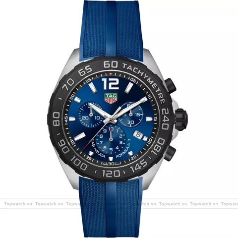 Tag Heuer Formula 1 CAZ101AV.FT8077 Blue-Tone Chronograph Watch 43mm