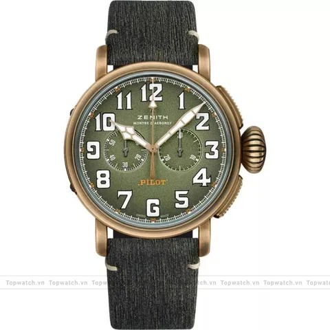 Zenith Pilot 29.2430.4069/63.C813 Type 20 Chronograph Watch 45