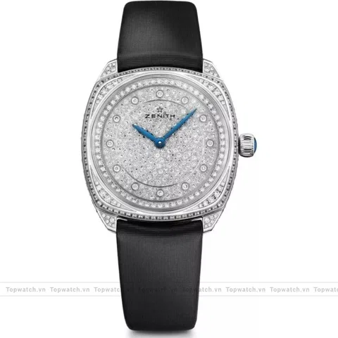 Zenith Star White Gold With Diamonds Watch 33 x 33mm
