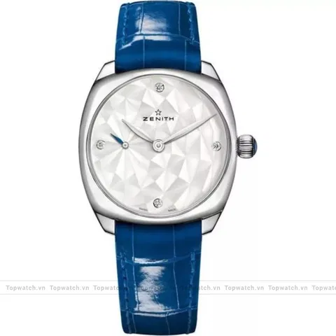 Zenith Star 03.1971.681/80.C754 White Lacquered Watch 33 x 33mm