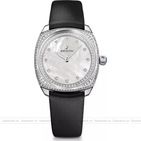 Zenith Star 45.1971.681/80.C717 White Gold With Diamonds Watch 33 x 33mm