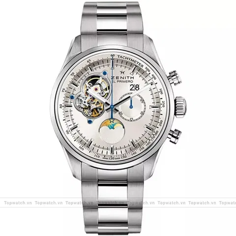 Zenith El Primero 03.2060.4047/01.M2160 Mens Stainless Steel Rubber Black 45.5mm