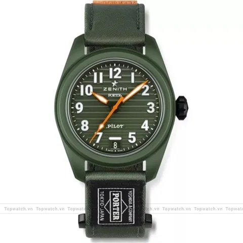 Zenith Pilot 49.4001.3620/63.I001 Automatic Porter Limited Edition Watch 40mm
