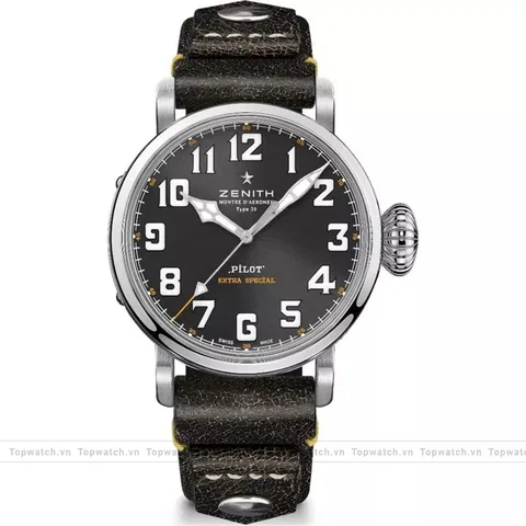 Zenith Pilot 03.2434.679/20.I010 Men Automatic Watch 45mm