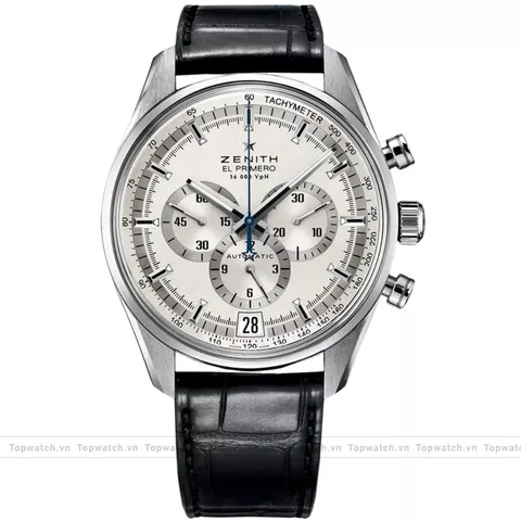 Zenith El Primero 03.2040.400/04.C496 Mens Stainless Steel Rubber Black Watch 42mm