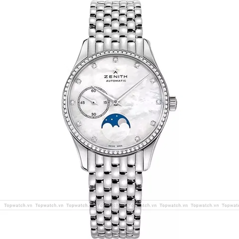 Zenith Elite 16.2310.692/81.M2310 Ultra Thin Lady Moonphase Watch 33mm