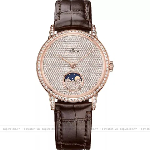 Zenith Elite 22.2310.690/79.C713 Lady Moonphase Watch 33mm