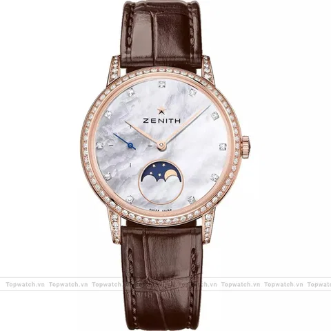 Zenith Elite 22.2321.692/82.C713 Lady Moonphase Watch 36mm
