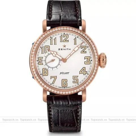 Zenith Pilot 22.1930.681/31.C725 Automatic White Dial Ladies Watch 40mm