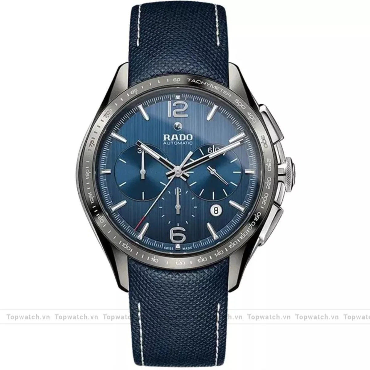 Rado Hyperchrome R32120205 Automatic Blue Tone Watch 45mm Rado Hyperchrome R32120205 Automatic Blue Tone Watch 45mm