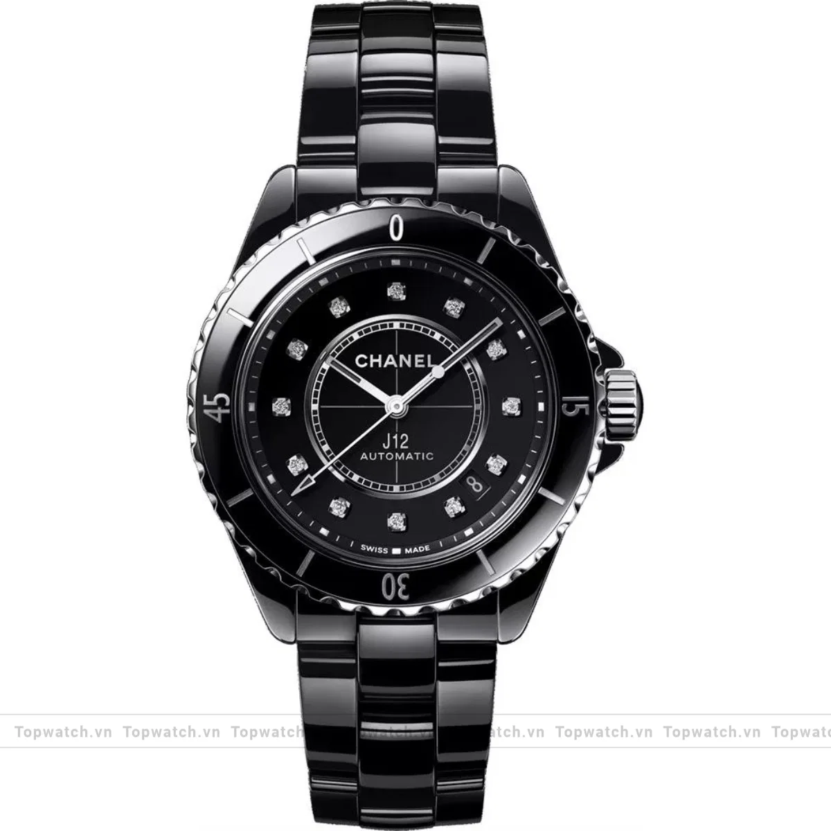 Chanel J12 H5702 Automatic Diamond Watch 38mm Chanel J12 H5702 Automatic Diamond Watch 38mm