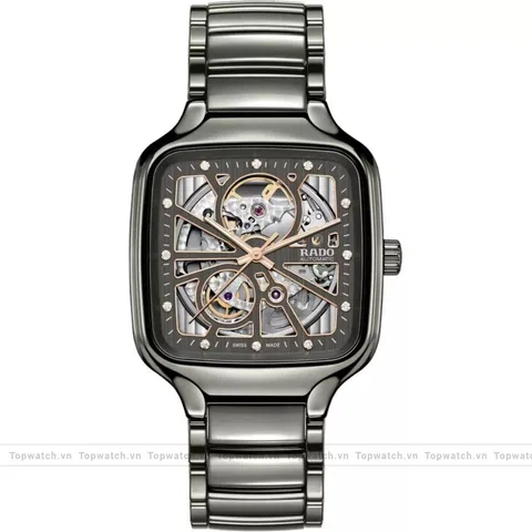 Rado True Square R27083712 Automatic Open Heart Watch 38mm