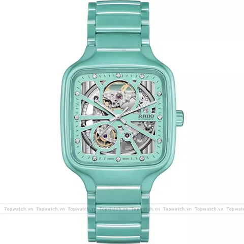Rado True Square R27176712 Open Heart Diamonds Limited Edition Watch 38mm