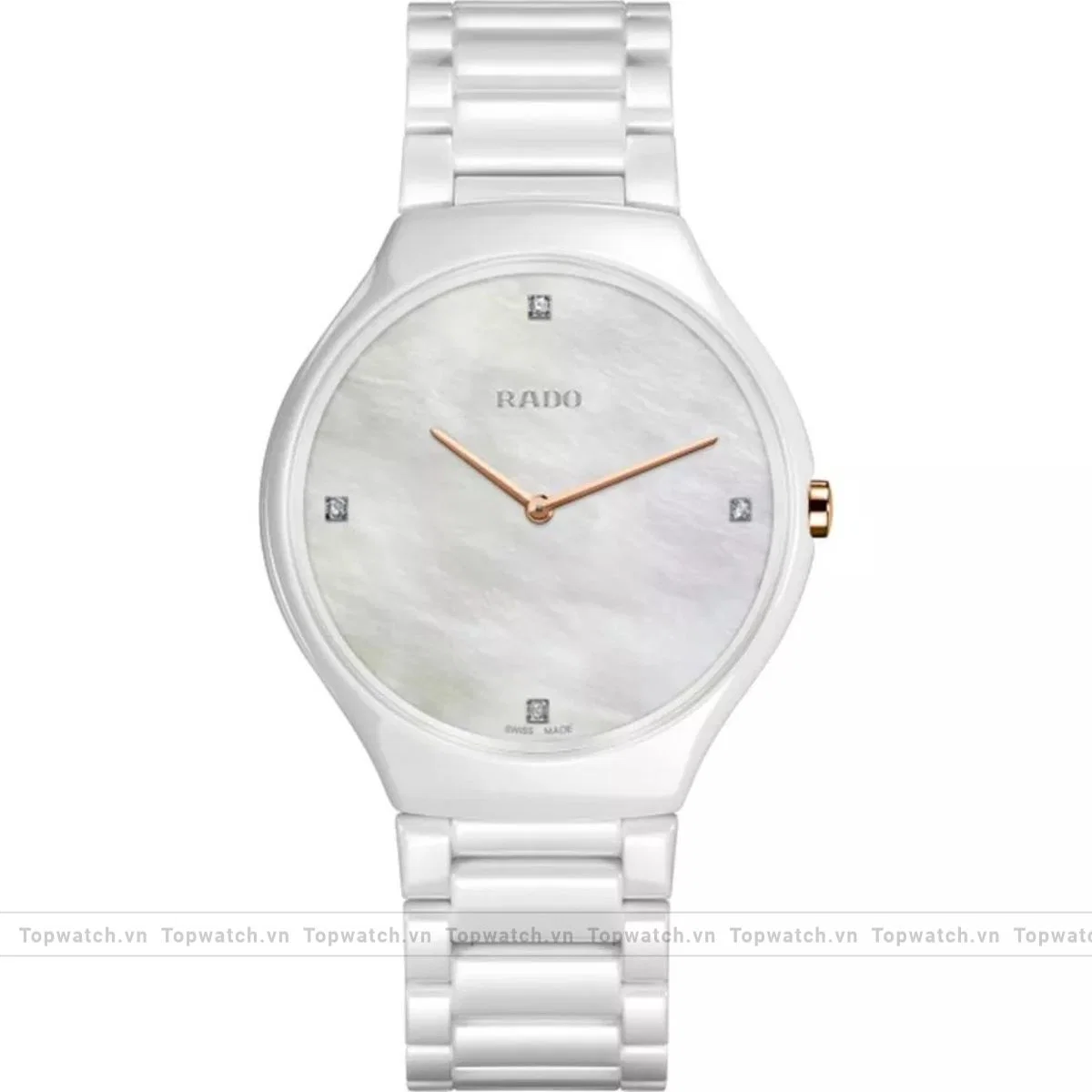 Rado True Thinline R27957909 Diamonds Watch 39mm Rado True Thinline R27957909 Diamonds Watch 39mm