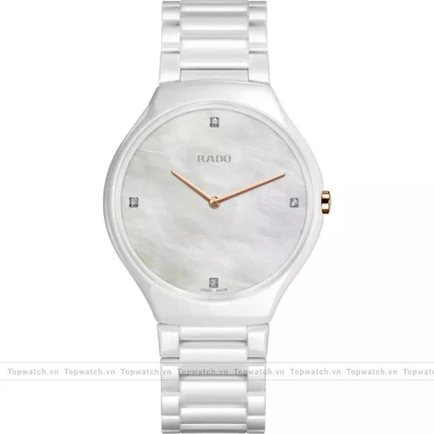 Rado True Thinline R27957909 Diamonds Watch 39mm