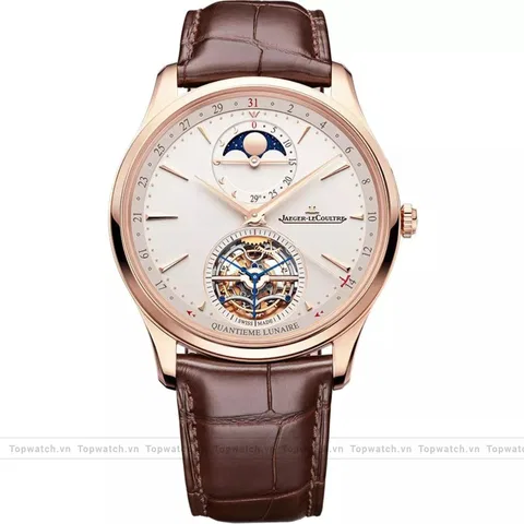 Jaeger-LeCoultre Master Ultra Thin Q1692410 Tourbillon Moonphase Watch 41.5mm