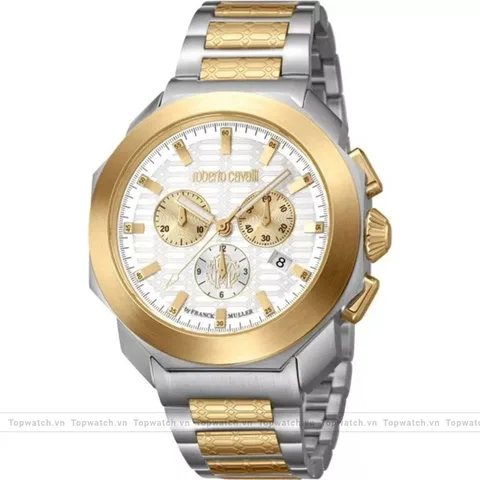 Roberto Cavalli Geometry & Octagon GMLFAZIFABMFM344 Watch 44mm