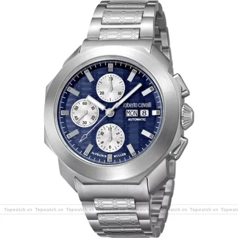 Roberto Cavalli Geometry & Octagon GMLFA6IFAA9FM284 Automatic Watch 44mm
