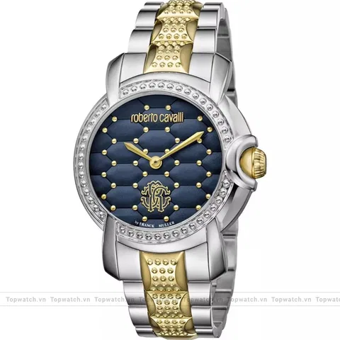 Roberto Cavalli Quilted RV1L019M0156 Blue Watch 36mm