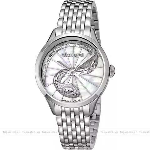 Roberto Cavalli RC-35 RV1L036M0056 Mother of Pearl Watch 34mm