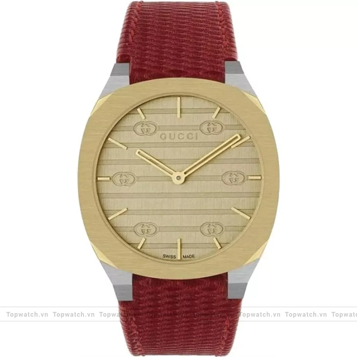 Gucci 25H YA163415 Red Tone Watch 34mm Gucci 25H YA163415 Red Tone Watch 34mm