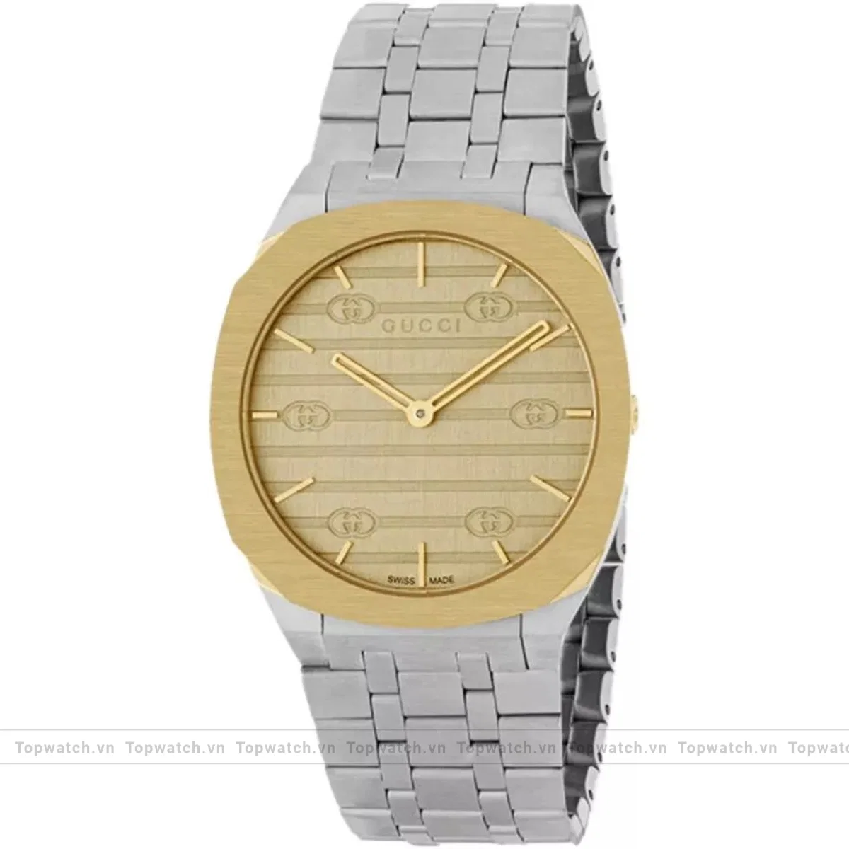 Gucci 25H YA163403 Golden Watch 34mm Gucci 25H YA163403 Golden Watch 34mm