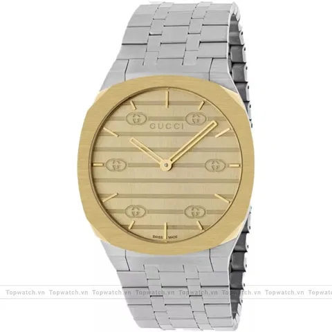 Gucci 25H YA163405 Champagne Watch 38mm