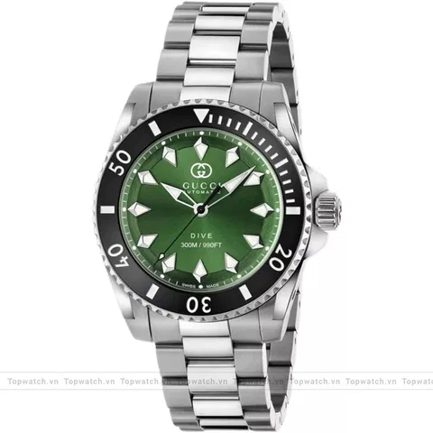 Gucci Dive YA136363 Automatic Green-Tone Watch 40mm