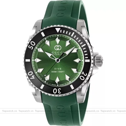 Gucci Dive YA136360 Automatic Green-Tone Watch 40mm