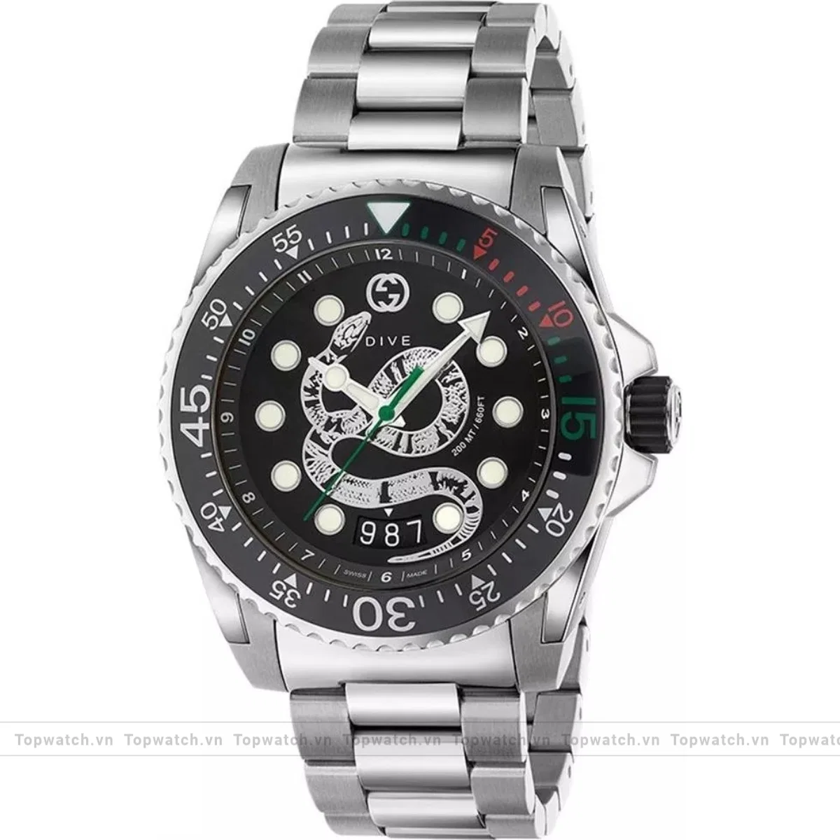 Gucci Dive YA136218 Snake Watch 45mm Gucci Dive YA136218 Snake Watch 45mm