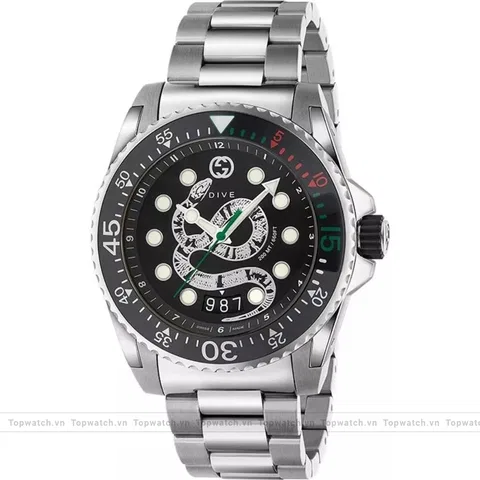Gucci Dive YA136218 Snake Watch 45mm