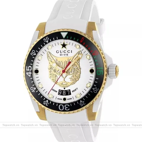 Gucci Dive YA136322 Cat Watch 40mm