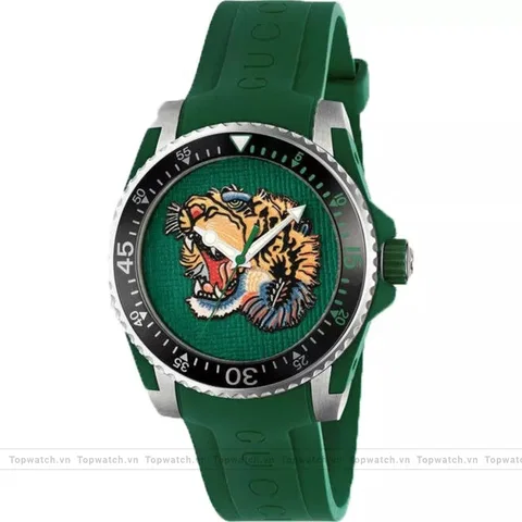 Gucci Dive YA136316 Tiger Motif Watch 40mm