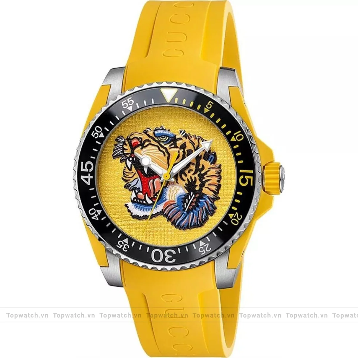 Gucci Dive YA136317 Embroidered Tiger Watch 40mm Gucci Dive YA136317 Embroidered Tiger Watch 40mm